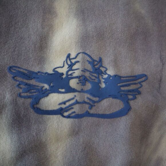 Boys Lie Purple Tie Dye Cotton Slushie Drawstring Backpack (Unreleased) - Picture 3 of 9